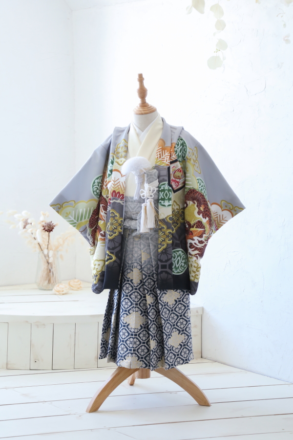 横浜 七五三 羽織袴 3-3