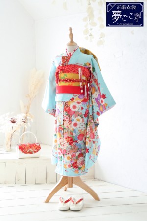 横浜 七五三 振袖 7-15【夢ごこち】