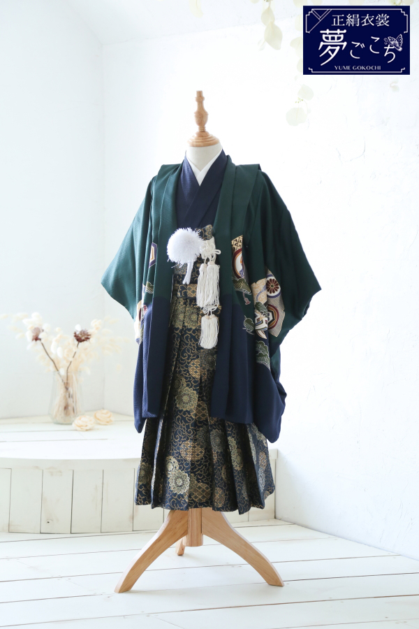 横浜 七五三 羽織袴 5-13 【夢ごこち】