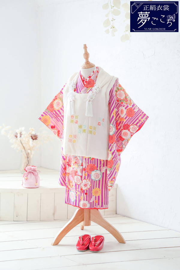 横浜 七五三 被布 3-18【夢ごこち】