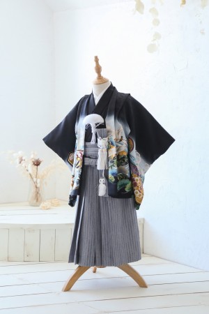 横浜 七五三 羽織袴 3-1