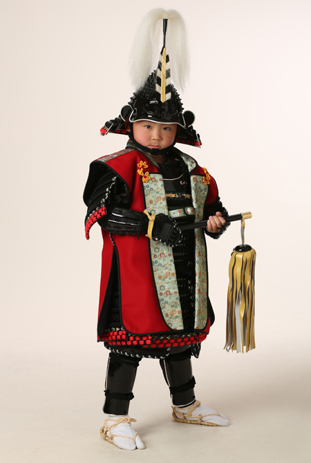 市川 七五三 信長ヨロイ